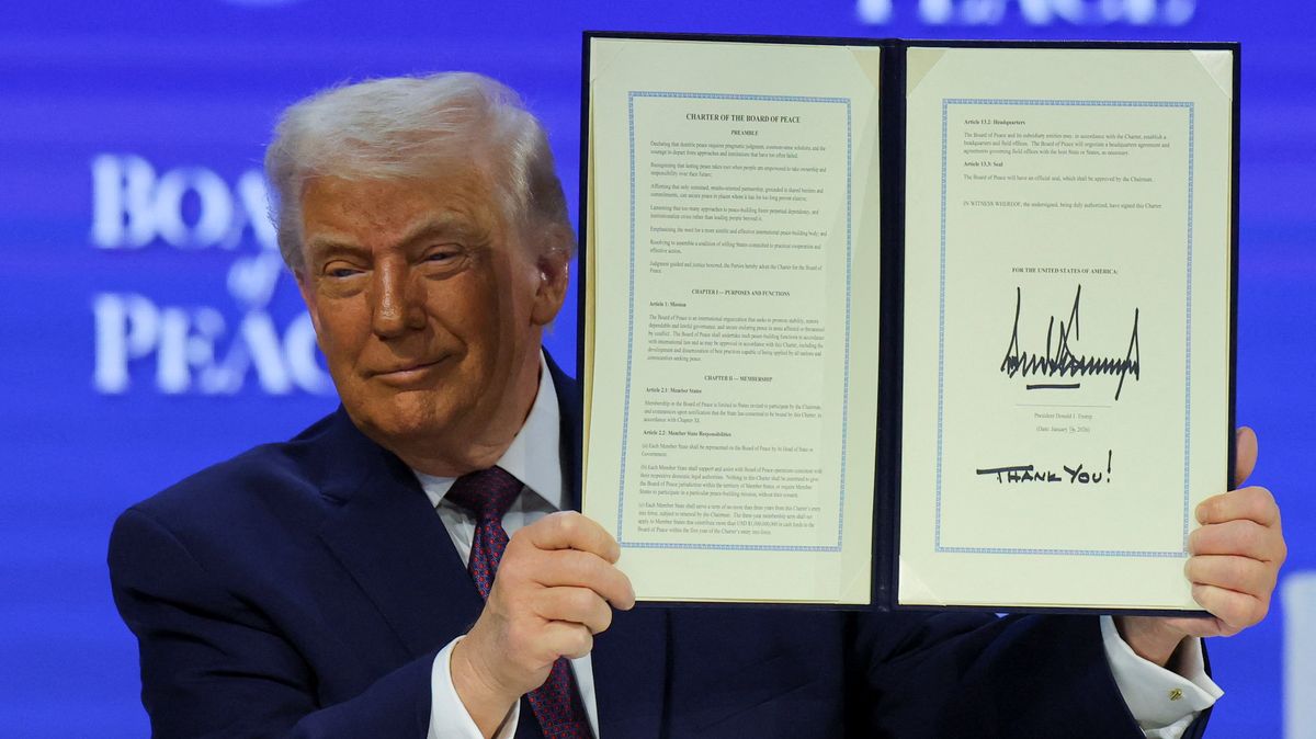 Trump pozval Česko do své Rady míru